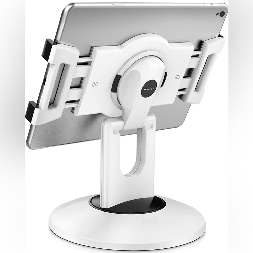 AboveTEK 360° Rotating Tablet Stand, Fits 6"-13" (Diagonal) Tablet Holder - NWT